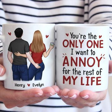 Discover I Promise To Always Be By Your Side - Couple Personalized Custom Mug - Gift For Husband Wife, Anniversary