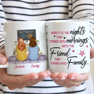 Discover Bestie - Friends That Turned Into Family - Personalized Mug
