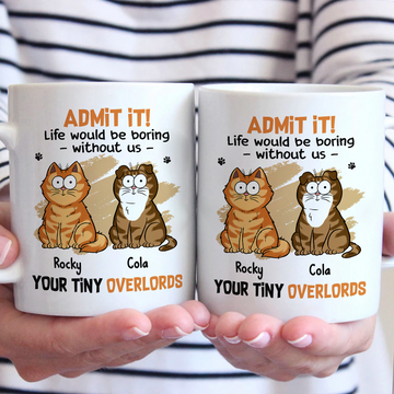 Discover Life Would Be Boring Without Us - Cat Personalized Custom Mug - Father's Day, Gift For Pet Owners, Pet Lovers