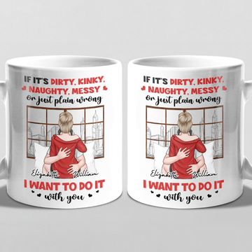Discover I Just Want To Be With You - Couple Personalized Custom Mug - Gift For Husband Wife, Anniversary