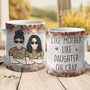 Discover Like Mother Like Daughter - Gift For Mom, Grandma - Personalized Mug