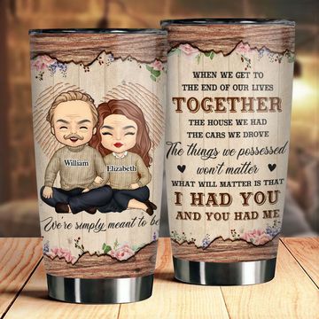 Discover The Cars We Drove Won't Matter - Personalized Tumbler - Gift For Couples, Husband Wife