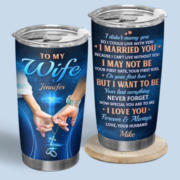 Discover You Are My Destiny There's No Way Back - Couple Personalized Custom Tumbler - Gift For Husband Wife, Anniversary