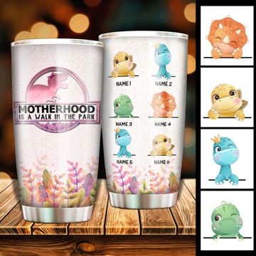 Discover Mother is Walking (Dinosaur) - Personalized Tumbler