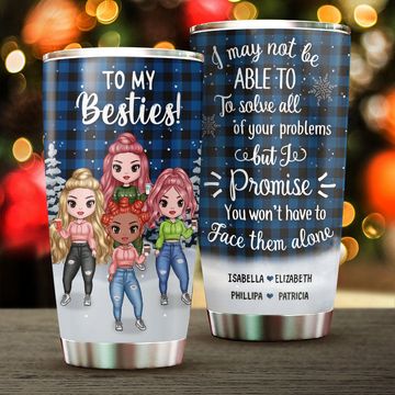 Discover To My Bestie - Friends Become Sisters - Personalized Tumbler