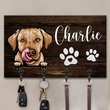 Discover Hello We Hope You Love Dogs - Dog Personalized Custom Home Decor Rectangle Shaped Key Hanger, Key Holder