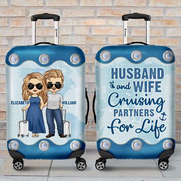 Discover Cruising Partners For Life - Personalized Luggage Cover