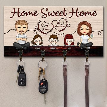 Discover Our Life Our Sweet Home - Personalized Key Hanger, Key Holder - Gift For Couples, Husband Wife