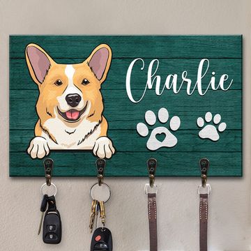 Discover Life Is Better With Fur Babies - Dog Personalized Custom Home Decor Rectangle Shaped Key Hanger, Key Holder - House Warming Gift For Pet Owners, Pet Lovers