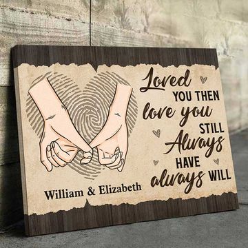 Discover Always Have, Always Will - Personalized Horizontal Canvas - Gift For Couples, Husband Wife