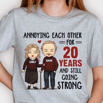 Discover Annoying For Many Years & Still Going Strong - Anniversary Gifts, Gift For Couples, Personalized T-shirt