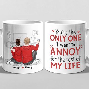 Discover I Promise To Still Grab Your Butt - Couple Personalized Custom Mug - Gift For Husband Wife, Anniversary