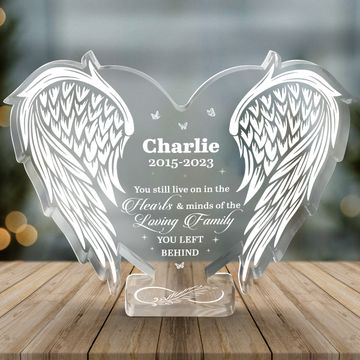 Discover Custom Photo The Sky Looks Different When You Have Someone You Love Up There Christmas Gift Acrylic Plaque