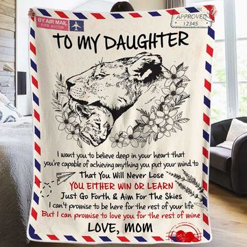 Discover I Promise To Love You For The Rest Of My Life - Mom To Daughter, Blanket