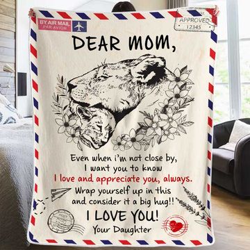 Discover I Want You To Know I Love And Appreciate You - Gift For Mom, Blanket
