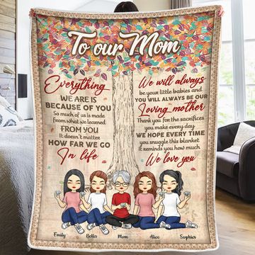 Discover We Will Always Be Your Little Babies - Family Personalized Custom Blanket