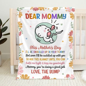 Discover Mom, You Are Doing A Great Job - Family Personalized Custom Baby Blanket