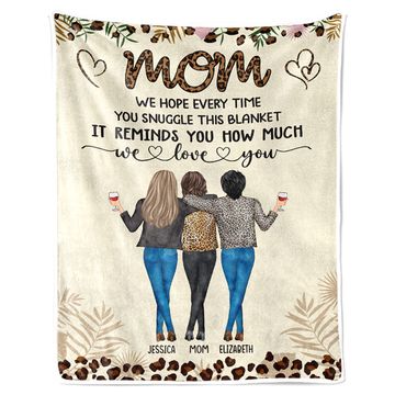 Discover My Mother Is A Walking Miracle - Family Personalized Custom Blanket