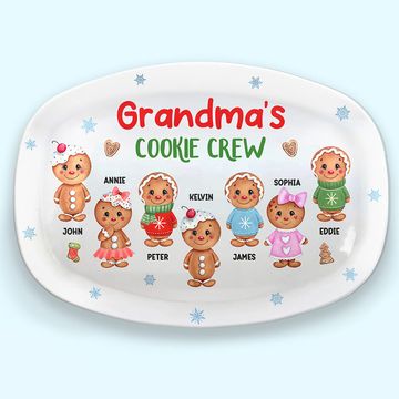 Discover Nana's Perfect Batch Family Mother's Day Grandmother Gift Personalized Custom Resin Platter