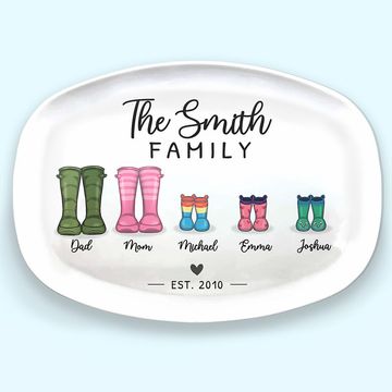 Discover Our Family Members Gift Personalized Custom Resin Platter