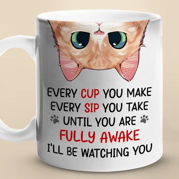 Discover I'll Be Watching You - Cat Personalized Custom Mug - Gift For Pet Owners, Pet Lovers