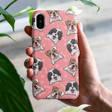 Discover Colorful Paw Dog Owners  Personalized Custom Pets Lover Gift Phone Case
