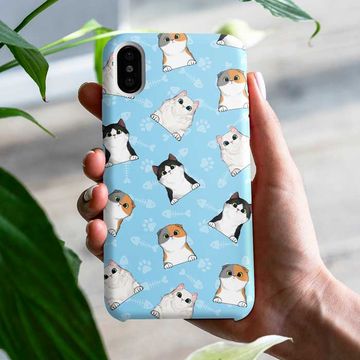 Discover Colorful Paw Cat Lovers  Personalized Custom Pets Lover Gift Phone Case