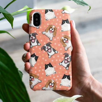 Discover Colorful Dot Personalized Custom Pets Lover Gift Phone Case