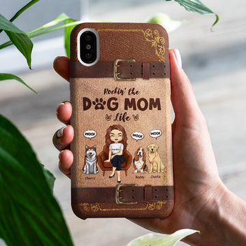 Discover Life Isn't Perfect, But My Dog Is Personalized Custom Pets Lover Gift Phone Case