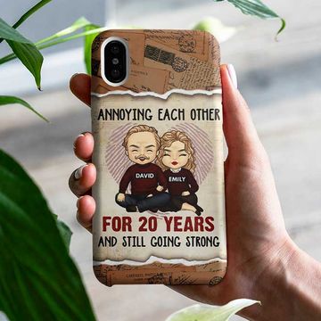 Discover Annoying Each Other And Still Going Strong Couples Personalized Custom Gift Phone Case