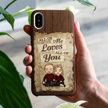 Discover Cause All Of Me Loves All Love You Couples Personalized Custom Gift Phone Case