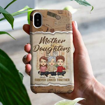 Discover Mother And Daughters Linked Together Mom Custom Gift Personalized Phone Case