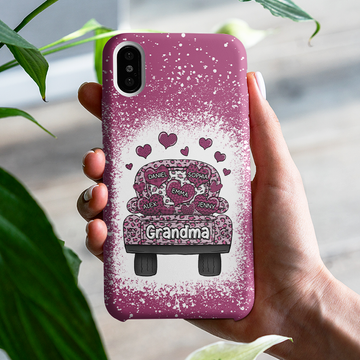 Discover Grandma Truck Loading Heart Nana Mother's Day Gift Personalized Phone Case