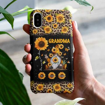 Discover Mom Grandma You Are My Sunshine Grandmother Mother's Day Gift Personalized Phone Case