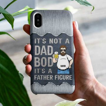 Discover It's A Father Figure Custom Dad Gift Personalized Father's Day Phone Case