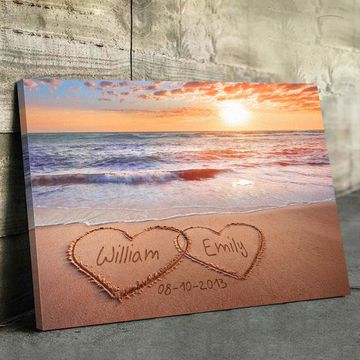 Discover You Are My Everything - Couple Personalized Custom Horizontal Canvas - Gift For Husband Wife, Anniversary