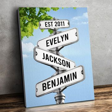 Discover My Family Is My Everything - Family Personalized Custom Vertical Canvas - Gift For Family Members