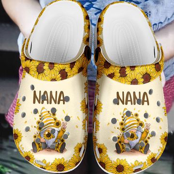 Discover Blessed To Be Called Nana - Family Personalized Custom Unisex Clogs, Slide Sandals - Birthday Gift For Grandma