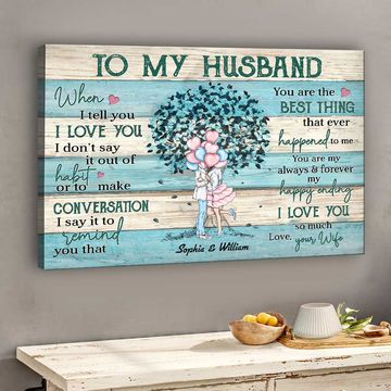 Discover You Are The Best Thing - Personalized Couple Canvas