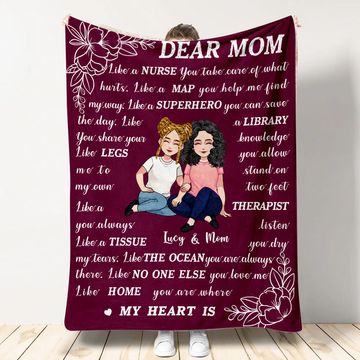 Discover Dear Mom - Personalized Mother's Day Mother Blanket
