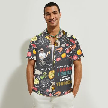 Discover That's What I Do - Personalized Father Hawaiian Shirt
