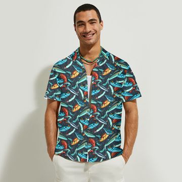 Discover Reel Cool Dad Fishing Hawaiian Shirt