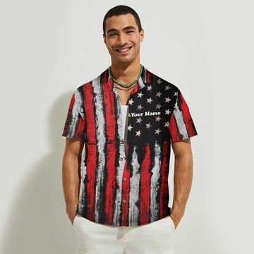 Discover Fishing Freedom - Personalized Independence Day Hawaiian Shirt