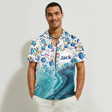 Discover Because I'm The DM Dungeon Master - Personalized RPG Game Hawaiian Shirt