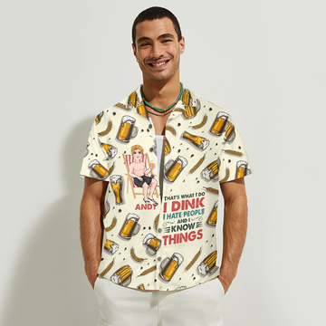 Discover That's What I Do - Personalized Sea Lover Hawaiian Shirt
