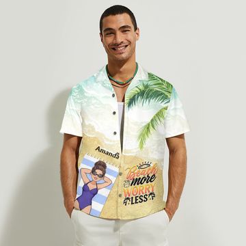 Discover The Beach Is Calling And I Must Go - Sea Lover Gift - Personalized Hawaiian Shirt