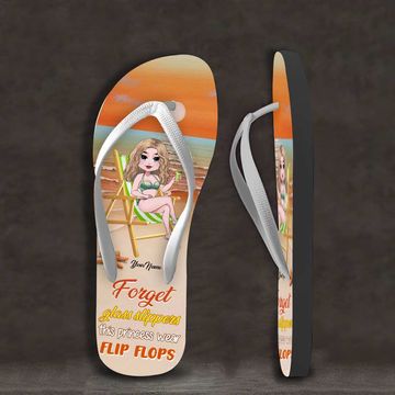 Discover Forget Glass Slippers Custom Personalized Sea Lover Flip Flops