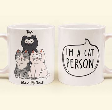 Discover Cat Person - Personalized Mug