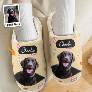 Discover Custom Cute Pet Photo - Personalized Photo Slippers