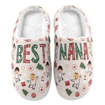 Discover Custom Photo Best Nana - Personalized Photo Slippers